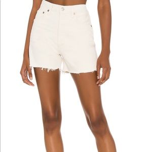 Great cut/color Agolde jean shorts!